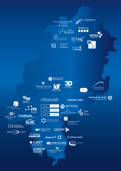 Hessen Cluster Map Hessen Cluster Map